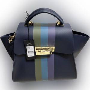 COPY - COPY - COPY - ZAC ZACPOSEN EARTHA ICONIC TOP HANDLE (Navy)